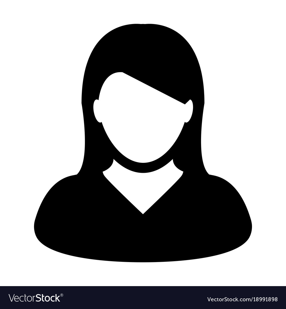 User Icon Vector Female Person Symbol Profile Avatar Sign in Fla